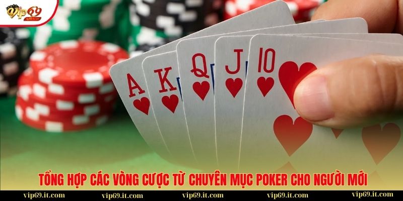 Hướng dẫn tham gia poker cho người chơi mới bắt đầu 3 Tổng hợp các vòng cược từ chuyên mục Poker cho người mới