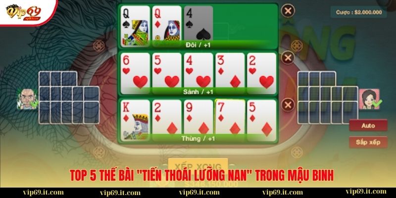 Top 5 thế bài “tiến thoái lưỡng nan” trong Mậu Binh 2 Top 5 thế bài "tiến thoái lưỡng nan" trong Mậu Binh