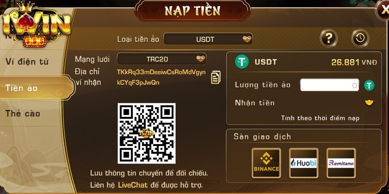 Điều kiện để anh em nạp tiền Iwin cần nắm rõ